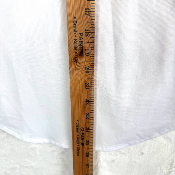 Ariat Pro Series Equestrian Wrap Collar Mesh Sleeves Show Shirt Womens XS White - Picture 9 of 11